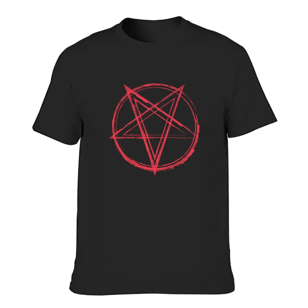 

Men's Satan Cat T-Shirts Summer Fashion New Design Men's Tees Top Cotton Soft Breathable O-neck T-shirts With Short Sleeves