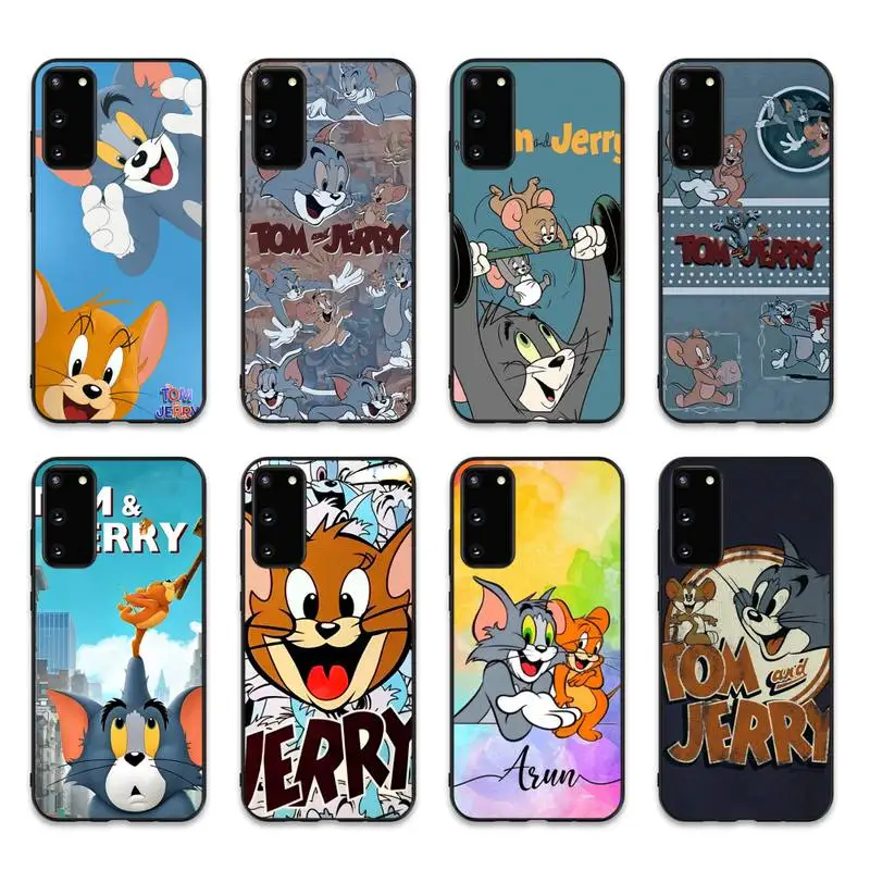 

Cat and Mouse Phone Case for Samsung S10 21 20 9 8 plus lite S20 UlTRA 7edge