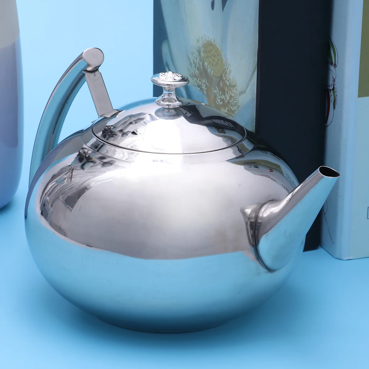 

Tea Kettle Teapot Steel Pot Stainless Infuser Stove Coffee Teapots Whistling Water Infusion Teakettle Metal Stovetop Boiling