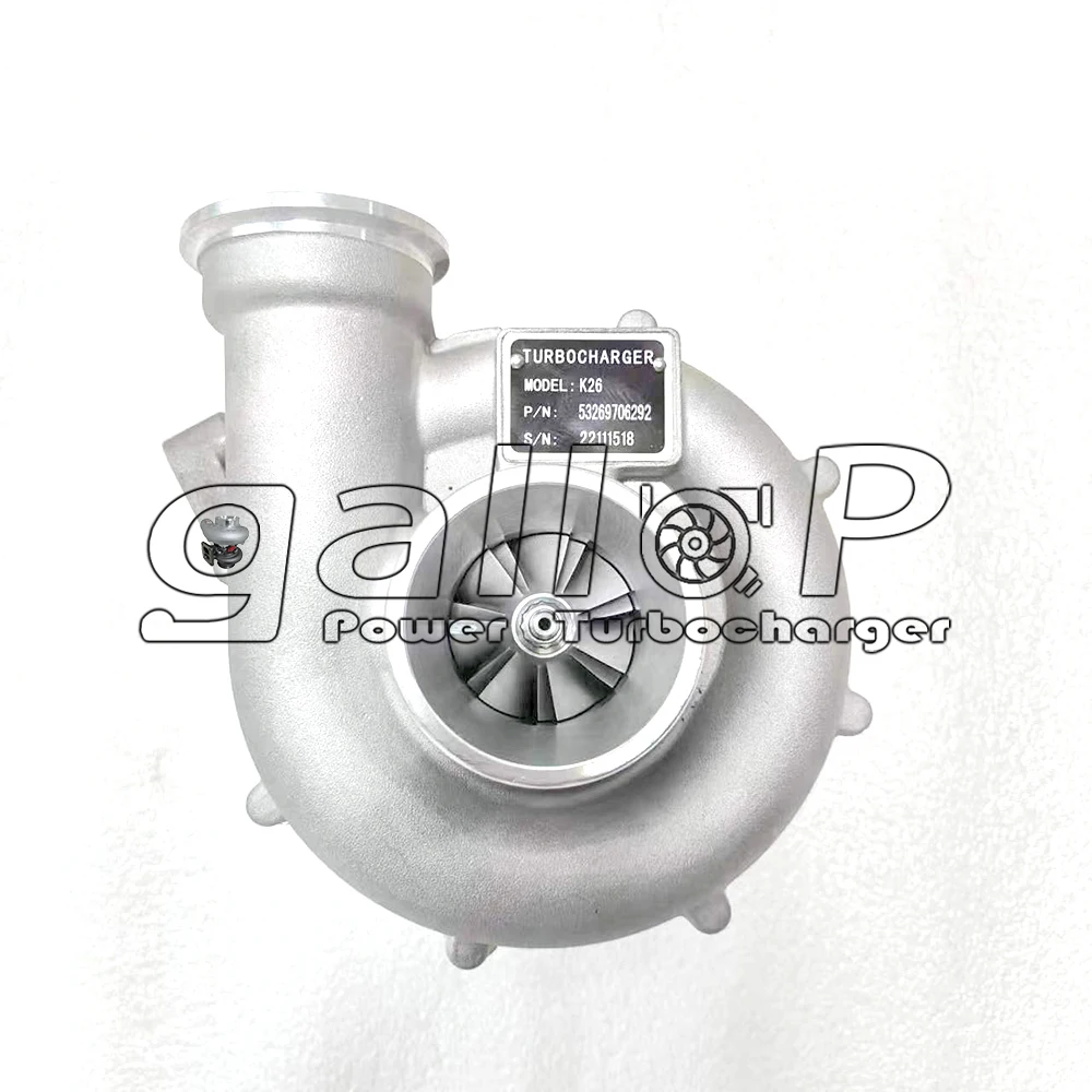 Новый турбокомпрессор K26 для Yanmar Ship Marine Sigma 4LH-DTE 4M 5M двигатель 53269886292 53269706292 119173-18011