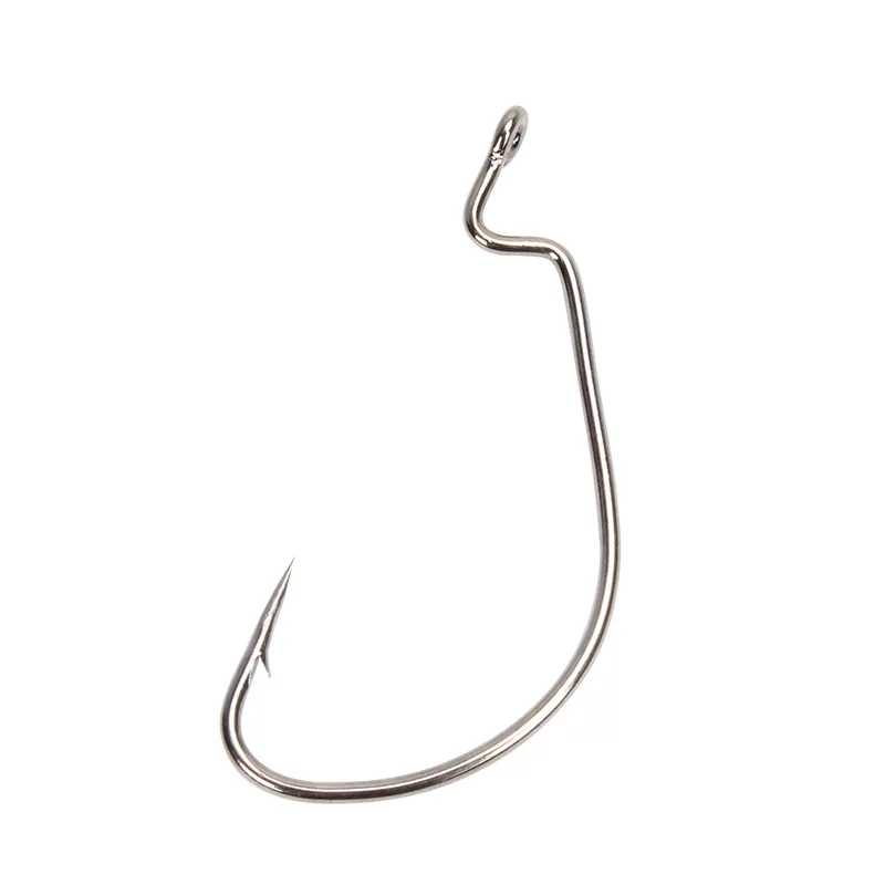 100 шт./лот рыболовный крючок из углеродистой стали с зазубринами широким зазором