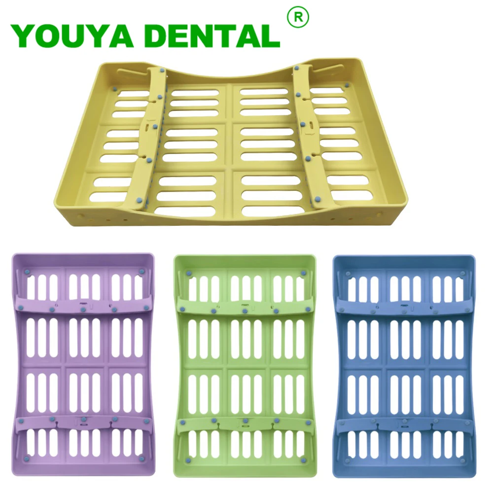 

10 Holes Dental Instrument Rack Placing Case For Composite Resin Spatulas Dentistry Sterilization Box Tray Holder Dentist Tools