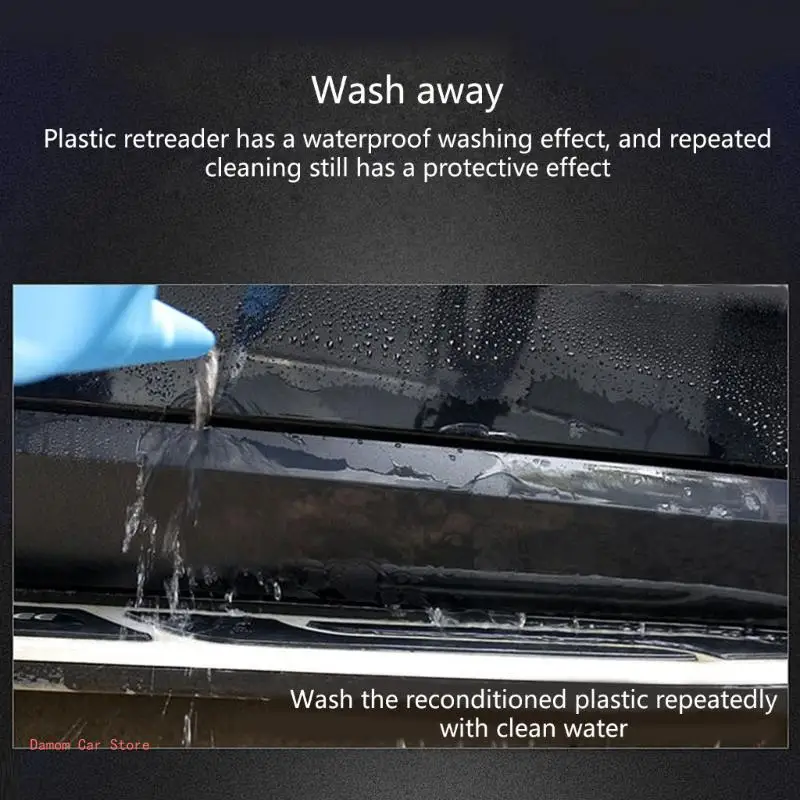 Восстановленный пластик 30 мл воск для покрытия автомобиля отремонтированный
