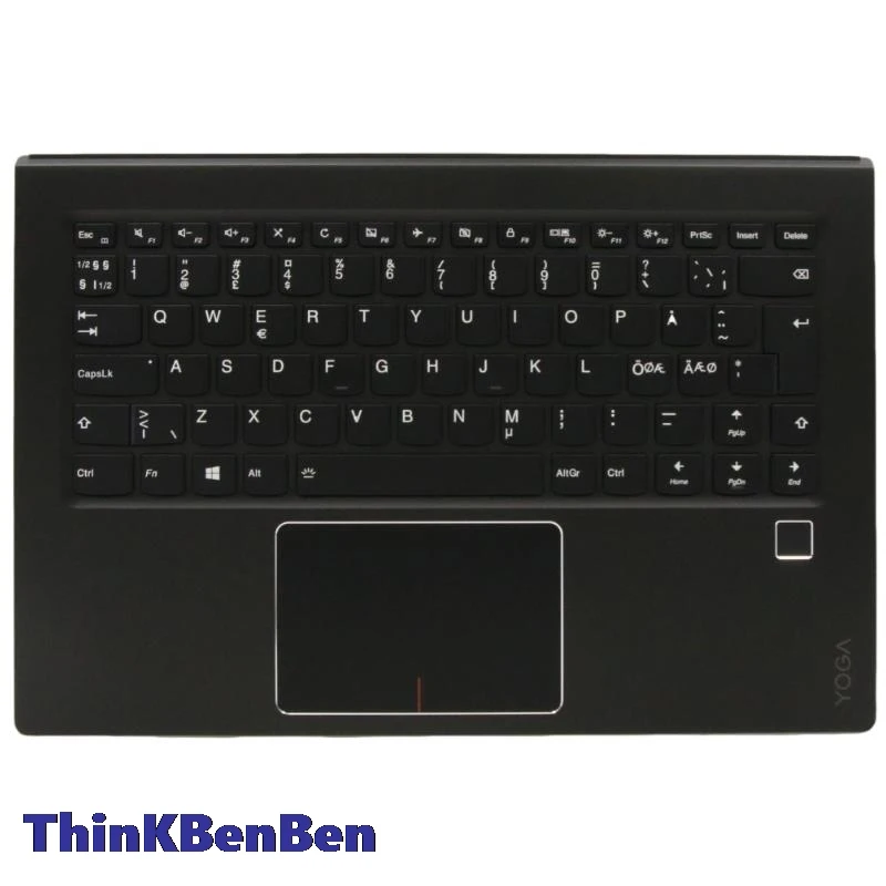 NDC Nordic GunMetal Верхний чехол для клавиатуры упор рук Lenovo Ideapad Yoga 5 Pro 910 13 13IKB Стекло