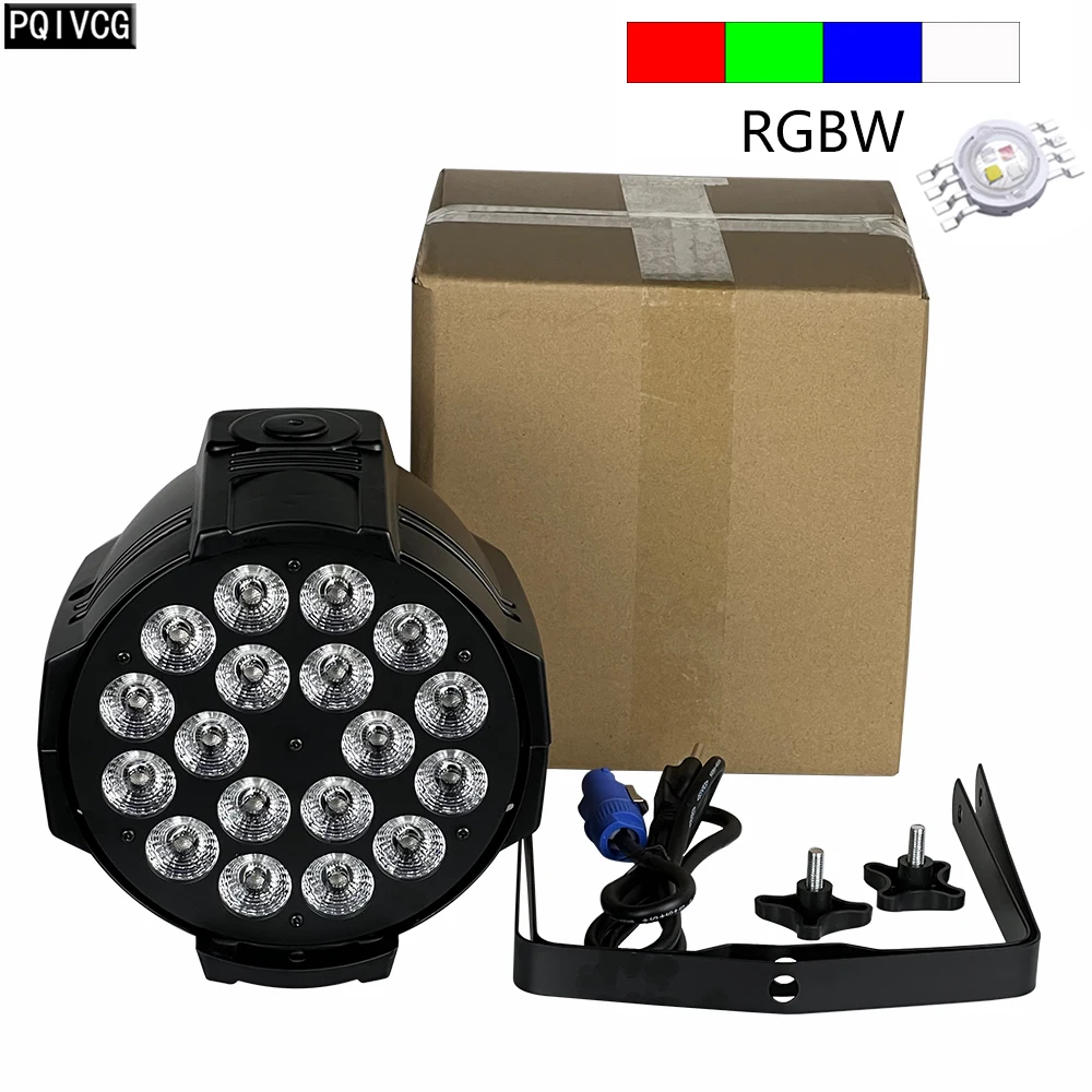 

Алюминиевый 18x18 Вт RGBWA UV 6-в-1 светодиодный Par-светильник DMX 6-цветный Par-светильник RGBWA UV сценическое оборудование для диджея