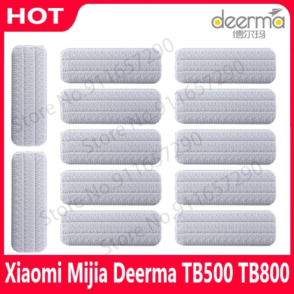 

Швабра Xiaomi Mijia Mi Deerma TB500 TB800, швабра с распылителем воды, вращающаяся на 360 насадка для уборки, деревянные тканевые аксессуары из углеродного в...