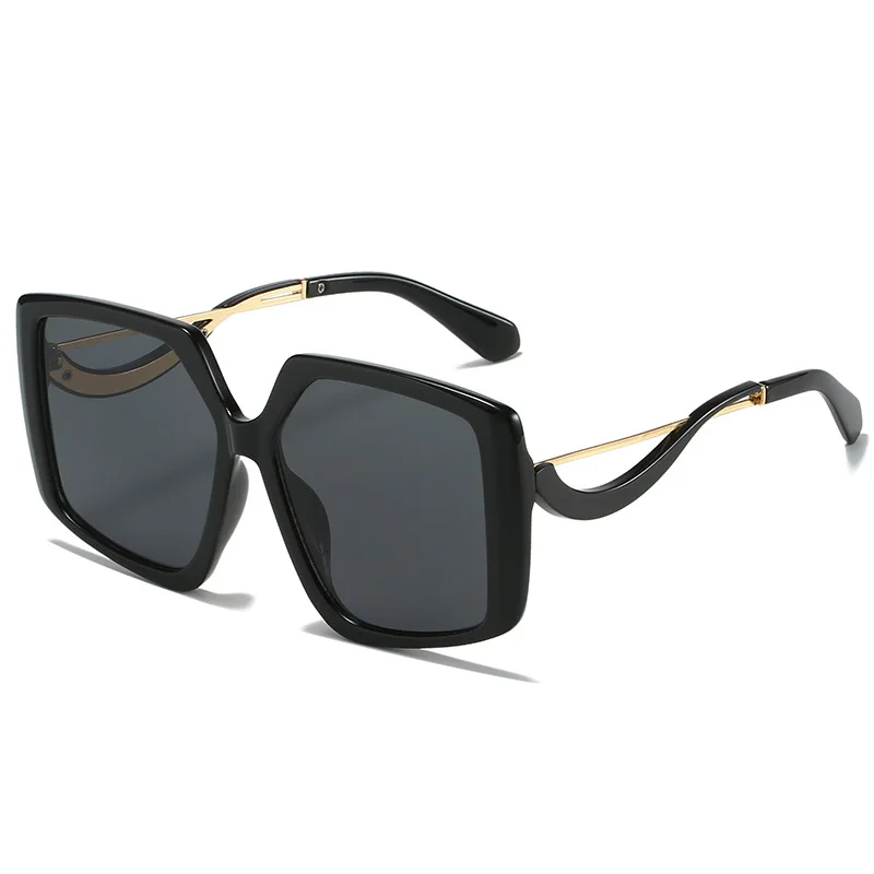 

Big Square Frame Candy Sunglasses For Women Men Brand Design Fashion Vintage Trend Male Ladies Drive Beach UV400 Glasses 2022