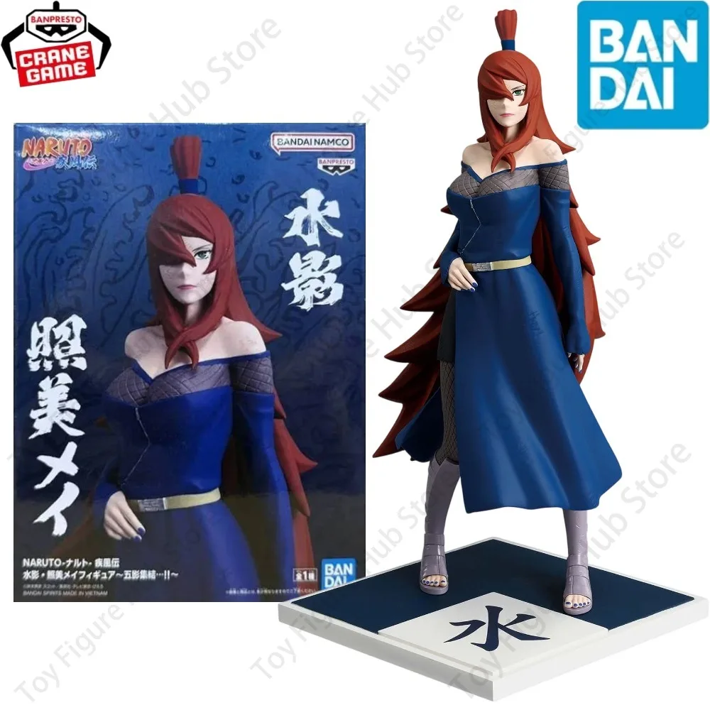 Фото Официальные оригинальные фигурки BANDAI Banpresto в наличии: Наруто Шиппуден, Мэй Теруми, Мизукаге, Собрание пяти каге, аниме-модель, игрушка, подарок. №1