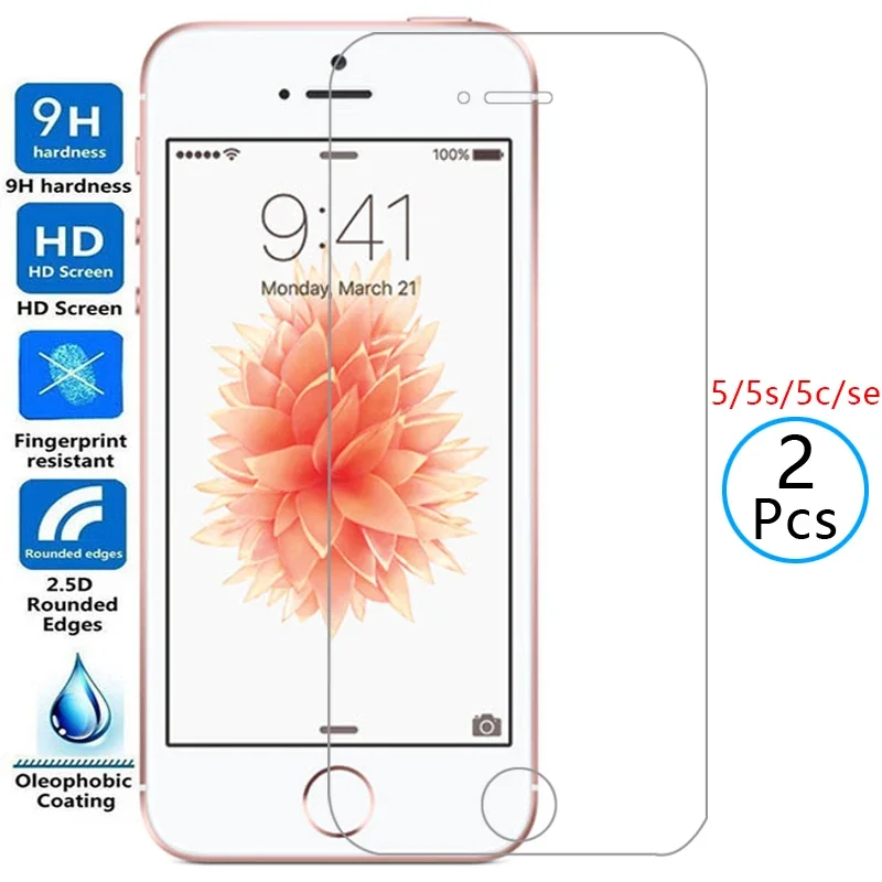 Защитное закаленное стекло для iphone 5s 5c se 5 s e c защитная пленка экрана на i phone s5 c5 es