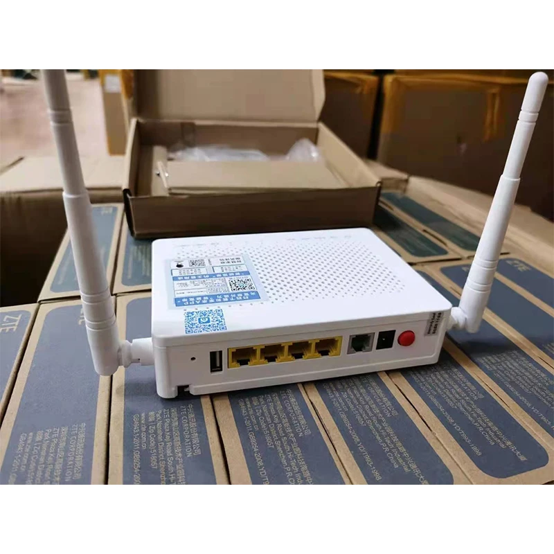 Оригинальный Новый ONU F673a V9/F673av9a gpon двухдиапазонный ONU 4ge + 1tel + 2usb + Ac 5g Wifi Ont ONU Gpon без блока питания Бесплатная доставка