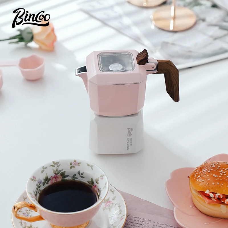 Bincoo Маленький Двухклапанный Кубический Кофейник Рубика Горшок Для Мока