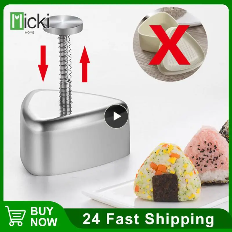 

Kitchen Accessories Triangle Rice Ball Sushi Mold Childrens Baby Bento Set Easy Demould Rice Ball Bento Machine Mould Non-stick
