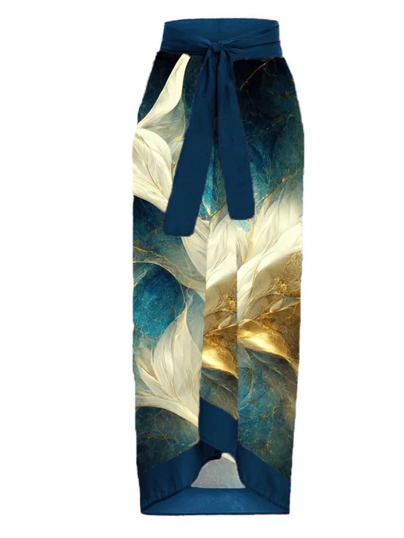 Art Print One Piece Swimsuit and Cover Up