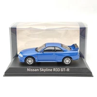 norev 143 for nsan skyline r33 gt r 1995 blue metallic diecast models car limited