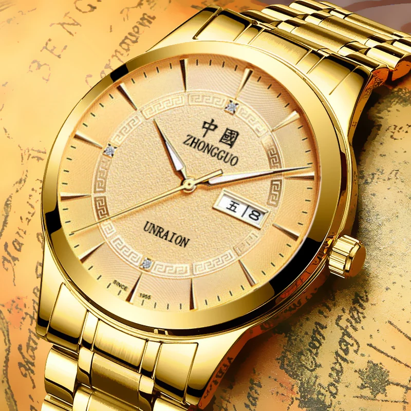 2023 Reloj Hombre China Men Watch Minimalist Men Fashion Ultra-thin Watch Gold Watch Men's Business Quartz Clock часы мужские