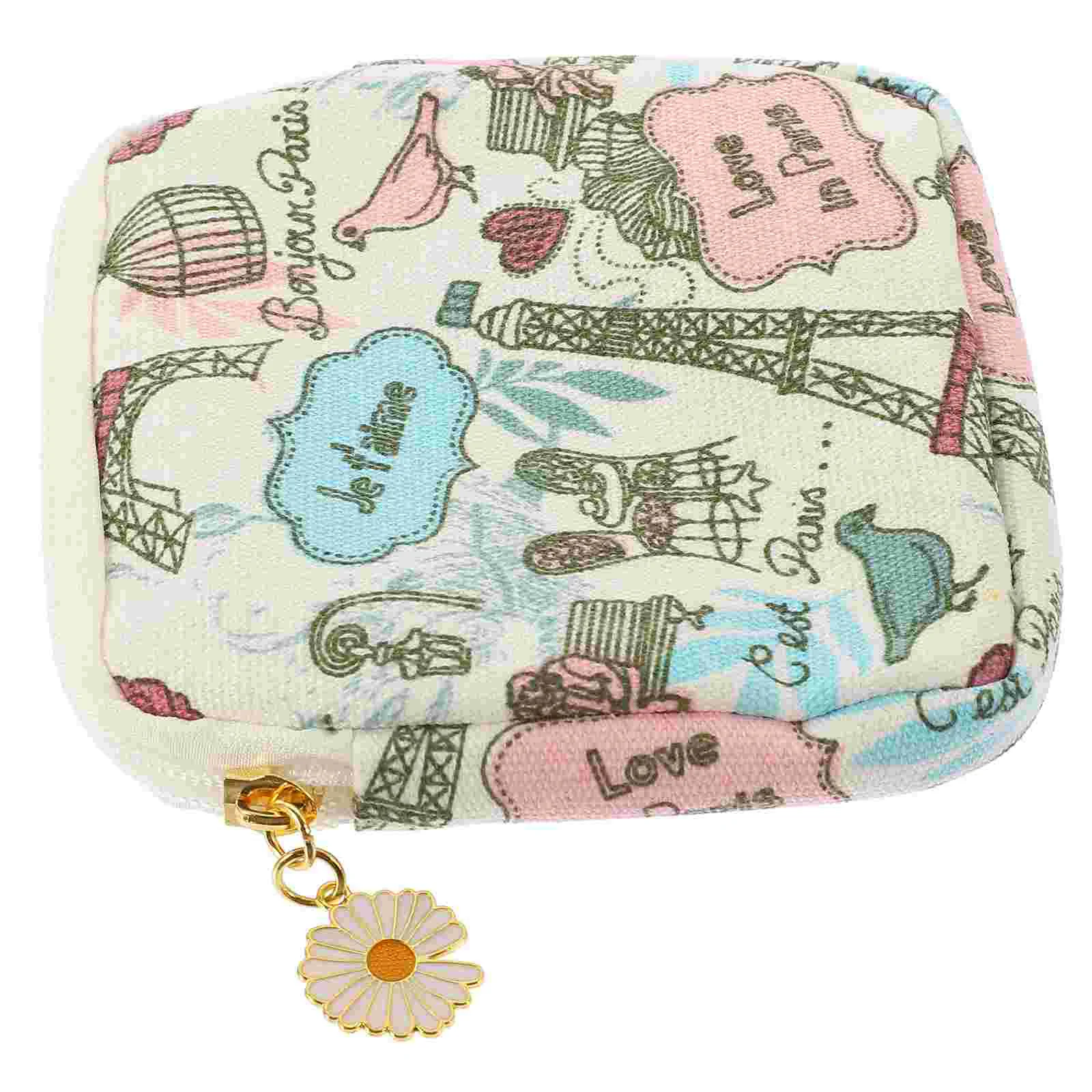 

1 Sanitary Napkins Bag Zipper, Sanitary Pad Storage Bag for