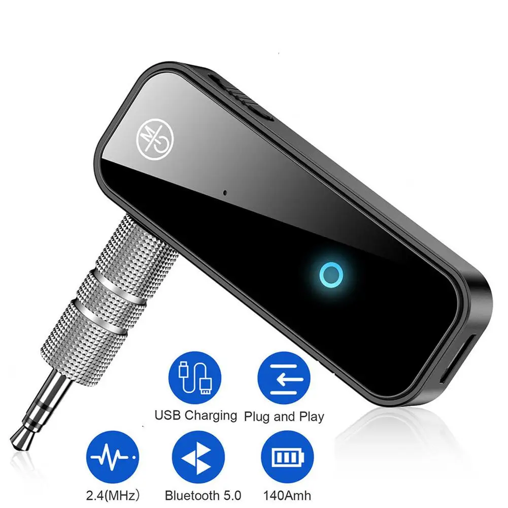 

Bluetooth 5,0 передатчик приемник 2 в 1 Разъем беспроводной адаптер 3,5 мм аудио AUX адаптер для автомобиля аудио Музыка Aux гарнитура