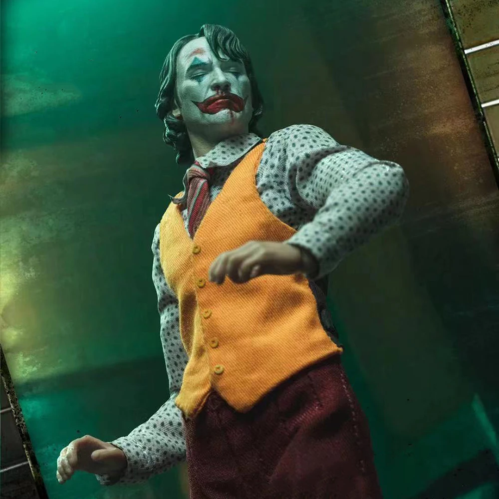 

Patriot 1/12 Joker Arthur Fleck Figure Model 6'' Full Set Male Clown Action Doll Toys in stock