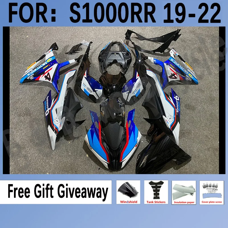 

Motorcycle ABS Injection mold Fairing for BMW s1000rr M1000 2019 2020 2021 Fairings Kit Bodywork S1000RR 19 20 21 Blue Red