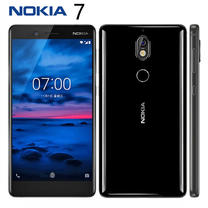 Смартфон Nokia 7 NFC Snapdragon 630 5 2 дюйма 4 + 64 ГБ 16 МП Android |