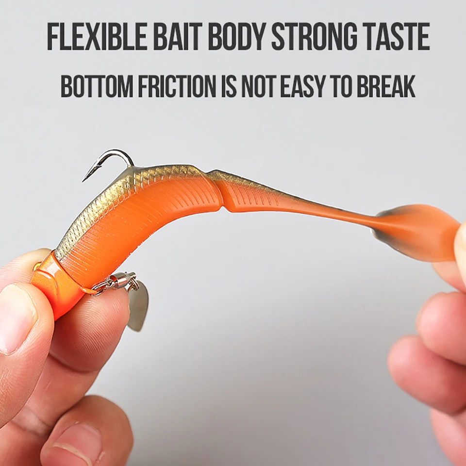 Рыболовные приманки GOBYGO 20 г/95 мм джиг-голова Т-образный хвост силиконовая