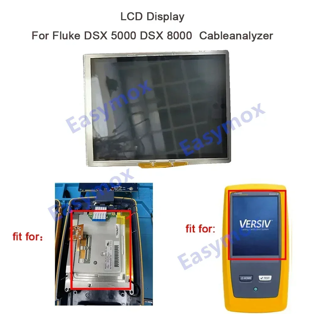 ЖК-дисплей для сетей Fluke DSX-5000 DSX-8000 Cableanalyzer Screen Repairment