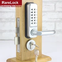 Combination Door Lock with Keys for Home Security Office Hotel Wooden Door 2 Way Opening Rarelock ZS49 a
