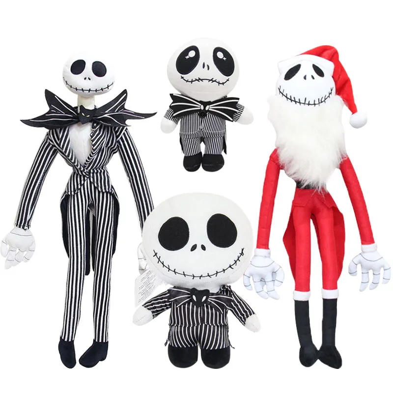 

23cm-50cm Disney movie "Nightmare before Christmas" Jack Scrington Sewing plush doll toys children Halloween gift