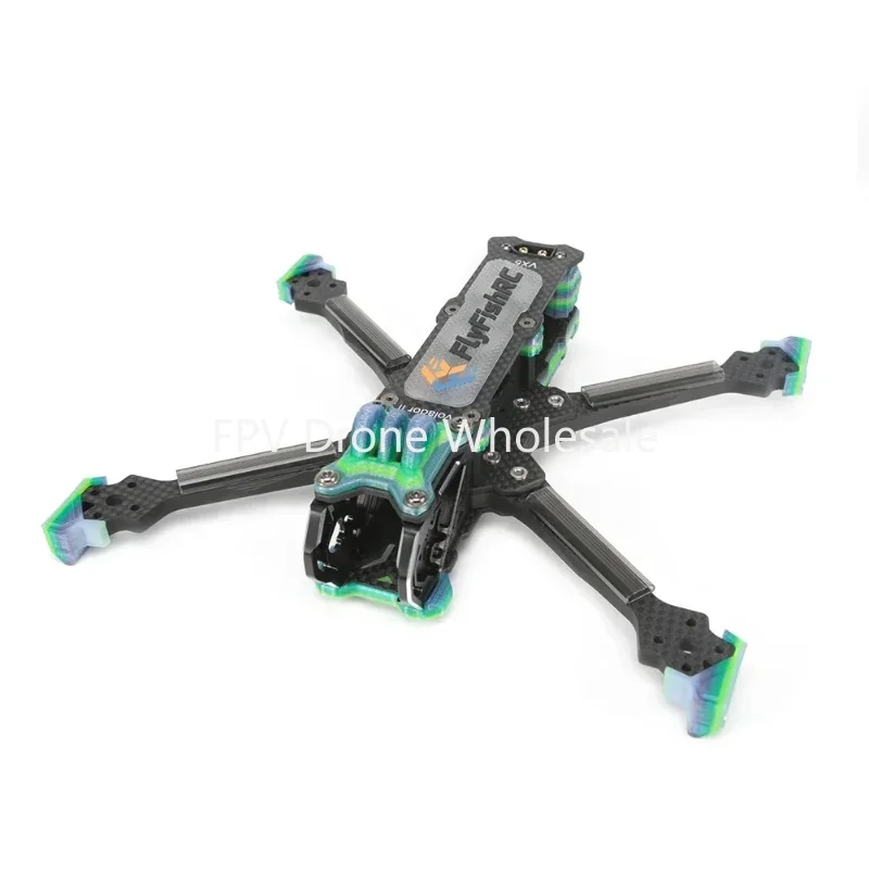 FlyFishRC II VX5 V2 5-дюймовый комплект рамы для фристайла T700 Volador FPV совместимый с