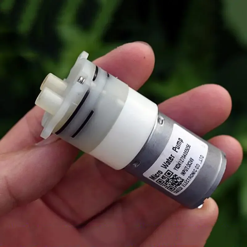 

Микро водяной насос 24 В постоянного тока, самовсасывающий водяной насос, маленький 370 24 мм диафрагменный насос для водяного диспенсера