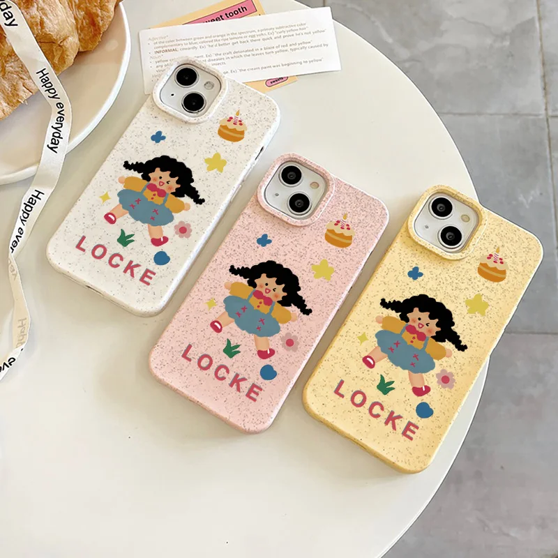 Силиконовый чехол для телефона с милыми девушками iPhone 13 15 11 14 12 Pro Max Plus 6 7 8 SE X XR XS