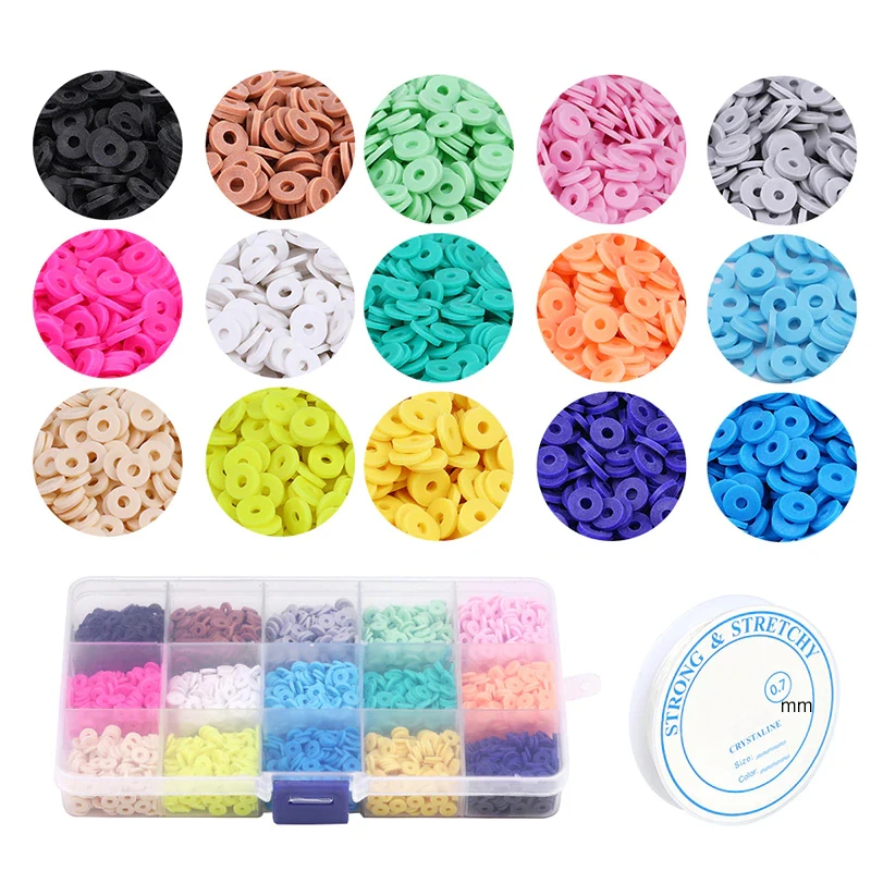 

LMDZ 150g Various Colors Slices Polymer Clay Sprinkles Clay Chip Beads for Jewelry Making DIY Handmade Accessories