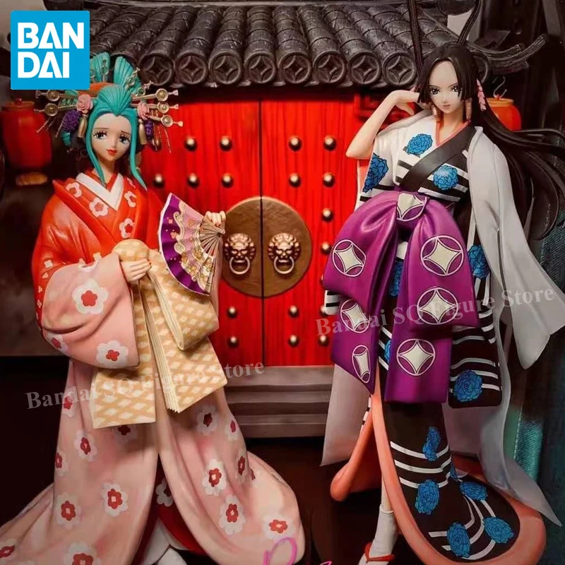 

Bandai One Piece Original Action Figure Kimono Boa Hancock Kozuki Hiyori Pvc Figurine Anime Girl Collections Model Statue Toys