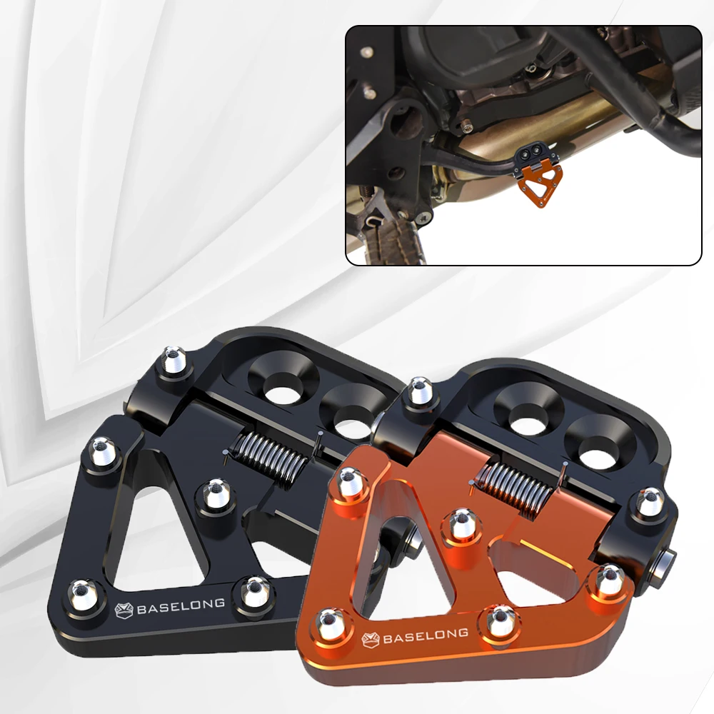 

For SHERCO SE Folding Rear Brake Pedal Step Tip Plate SEF SE-RACING SE-FACTORY 125 250 300 450 500 2012-2019 2020 2021 2022 2023