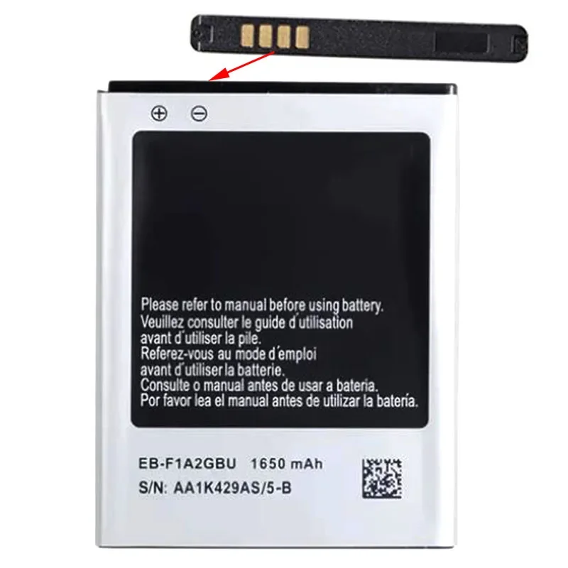 10 шт. EB-F1A2GBU 1650 мАч аккумулятор для Samsung Galaxy S2 i9100 i9108 i9103 I777 i9105 i9100G i9188 i9050 B9062