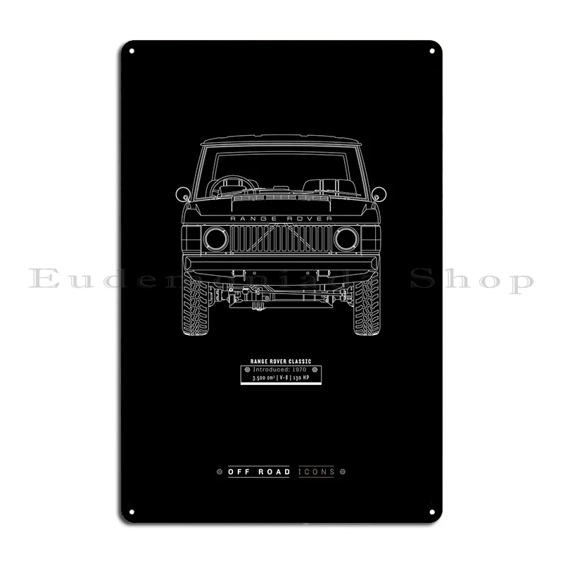 

Металлический плакат Range Rover Classic