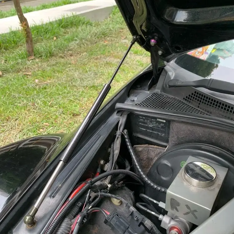 

Bonnet Hood Struts for Mazda RX8 RX-8 2004-2012 Lift Supports Front Cover Modify Gas Damper Spring Shock No-Drill