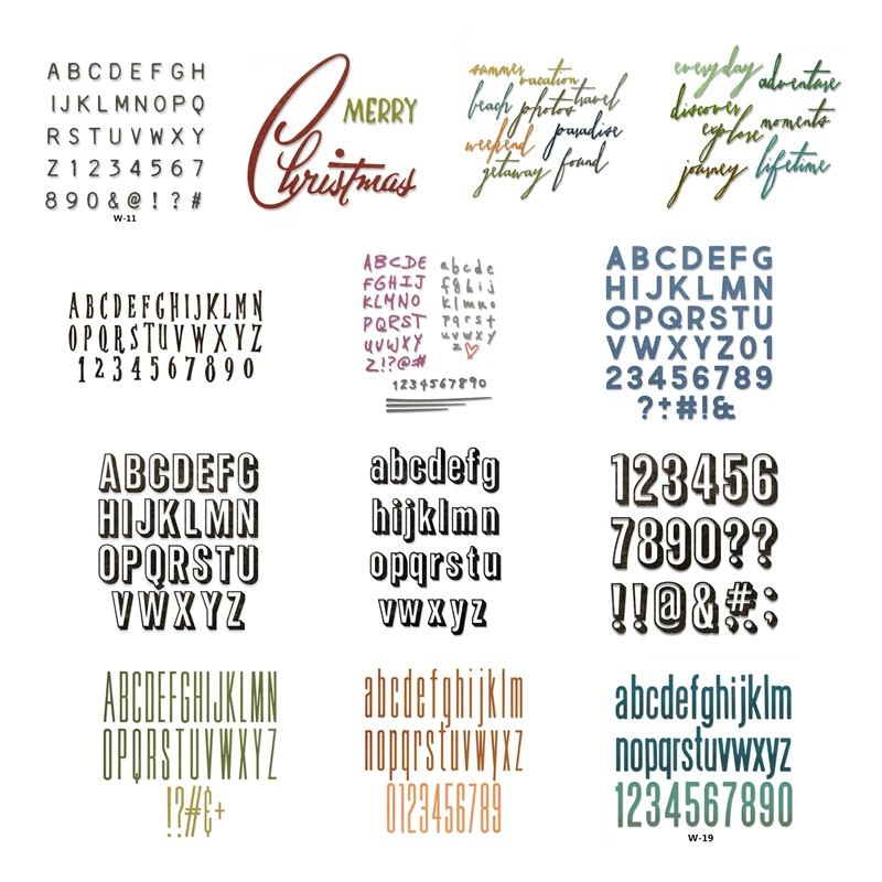 Алфавит 2021 новые металлические Вырубные штампы скрапбукинг изготовление бумаги