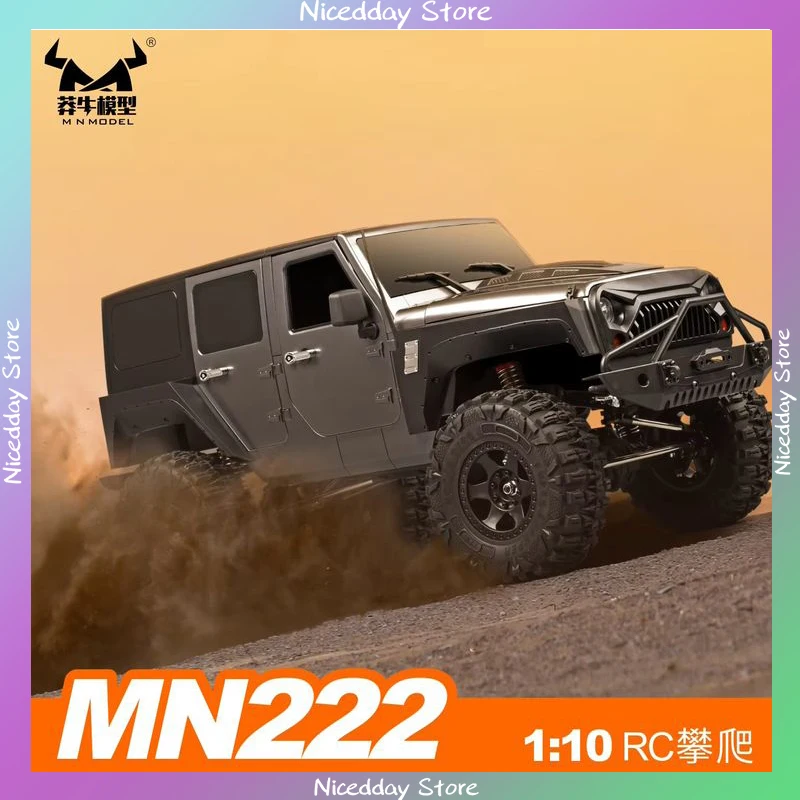 MNRC MN222 1/10 4WD RC Альпинистский автомобиль RTR Полномасштабный с дистанционным