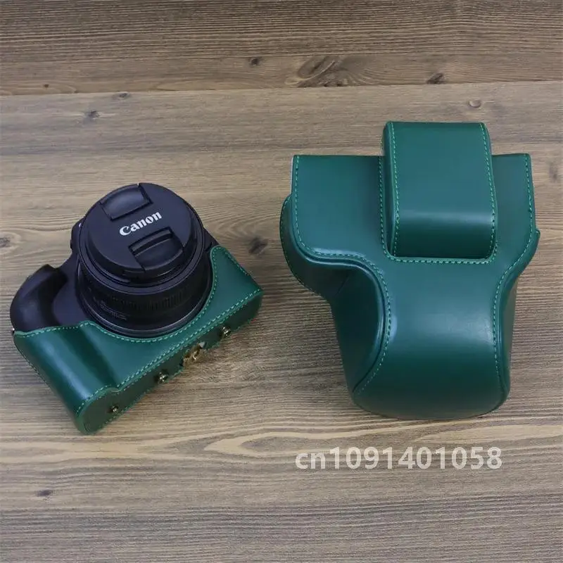 Защитный чехол из искусственной кожи для Canon EOS R50 (объектив 18-45 мм) R100