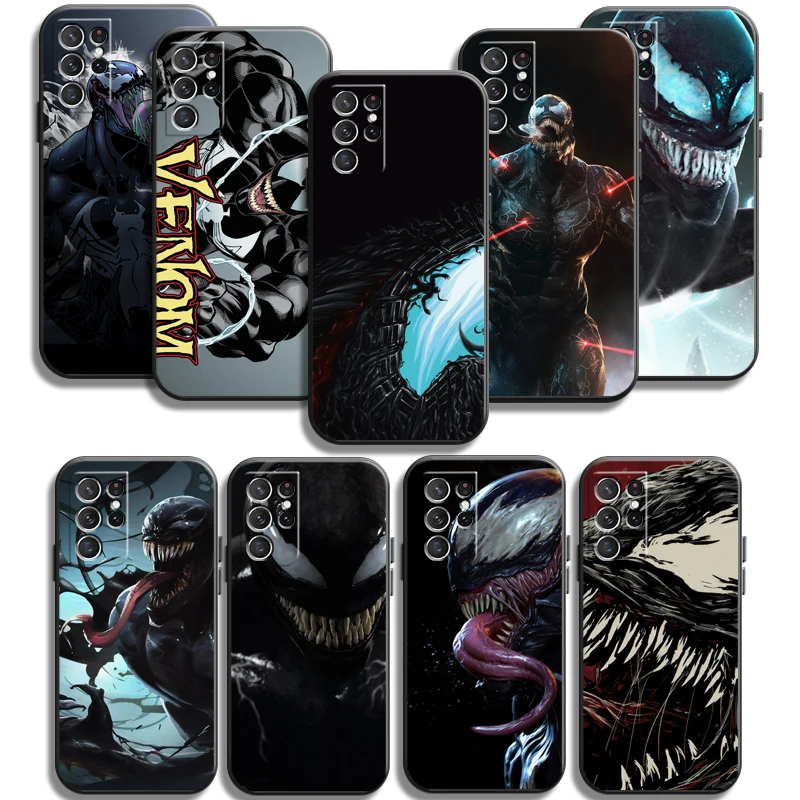 

Marvel Venom Heroes Phone Cases For Samsung Galaxy S22 Plus S20 S20 FE S20 Lite S20 Ultra S21 S21 FE S21 Plus Ultra Funda