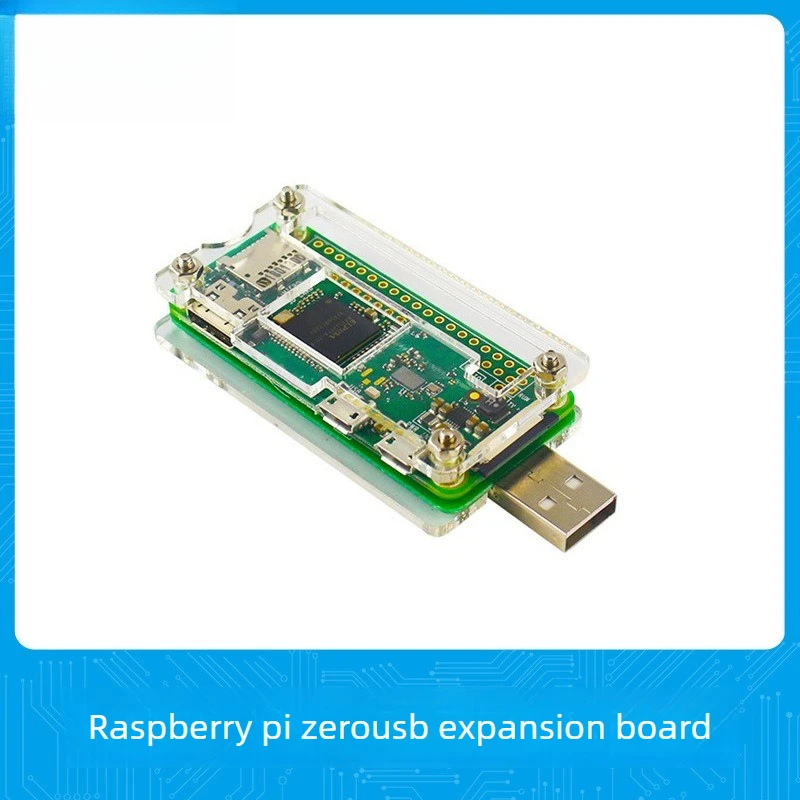 Фото Комплект для разработки: USB-адаптер Raspberry Pi Zero W, конвертер USB-драйвера, Power over USB для подключения к компьютеру по SSH №1