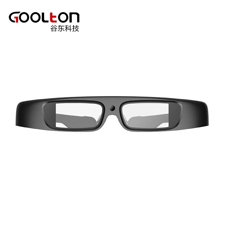 2018 New Design Face Recognition Optical Waveguide AR Smart Glasses