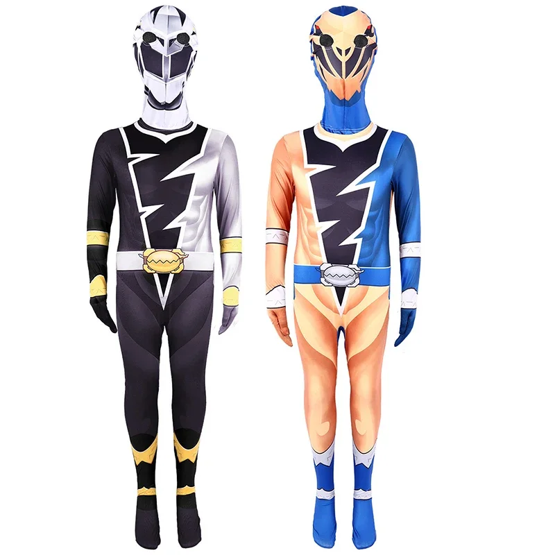 Аниме Chique Volwassen Kids Ranger Kishiryu Sentai Ryusoulger Косплей Kostuum комбинезон для Хэллоуина