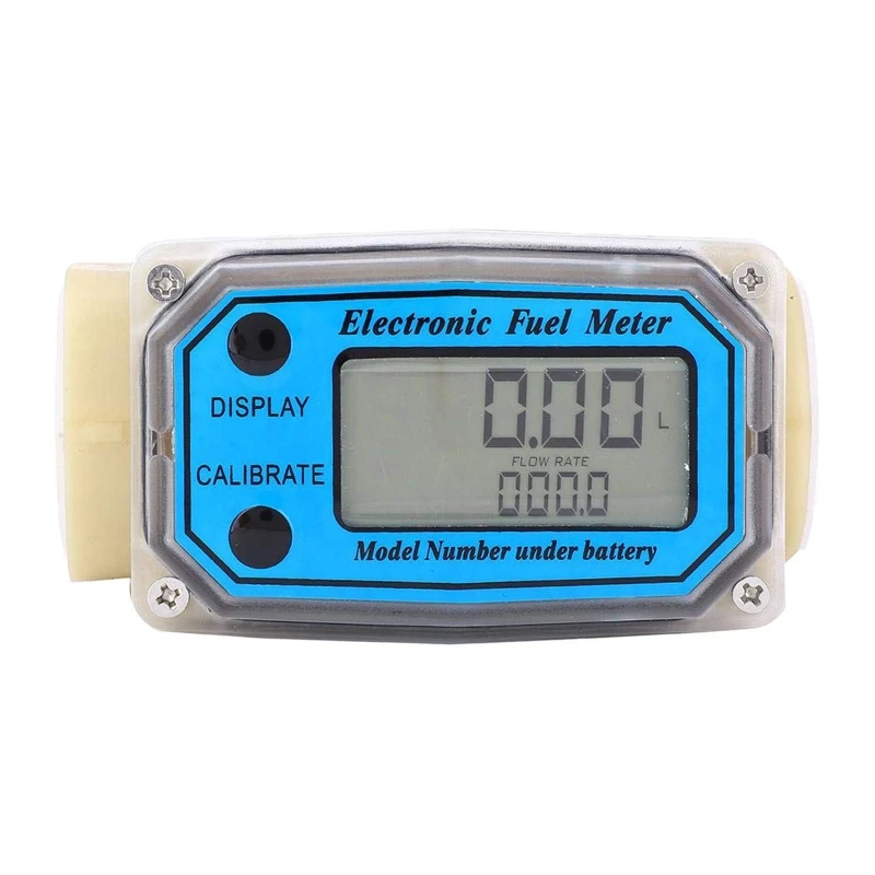 

1-inch Digital for TURBINE Flow Meter LCD Digital Display Flowmeter for Gas Oil 94PD