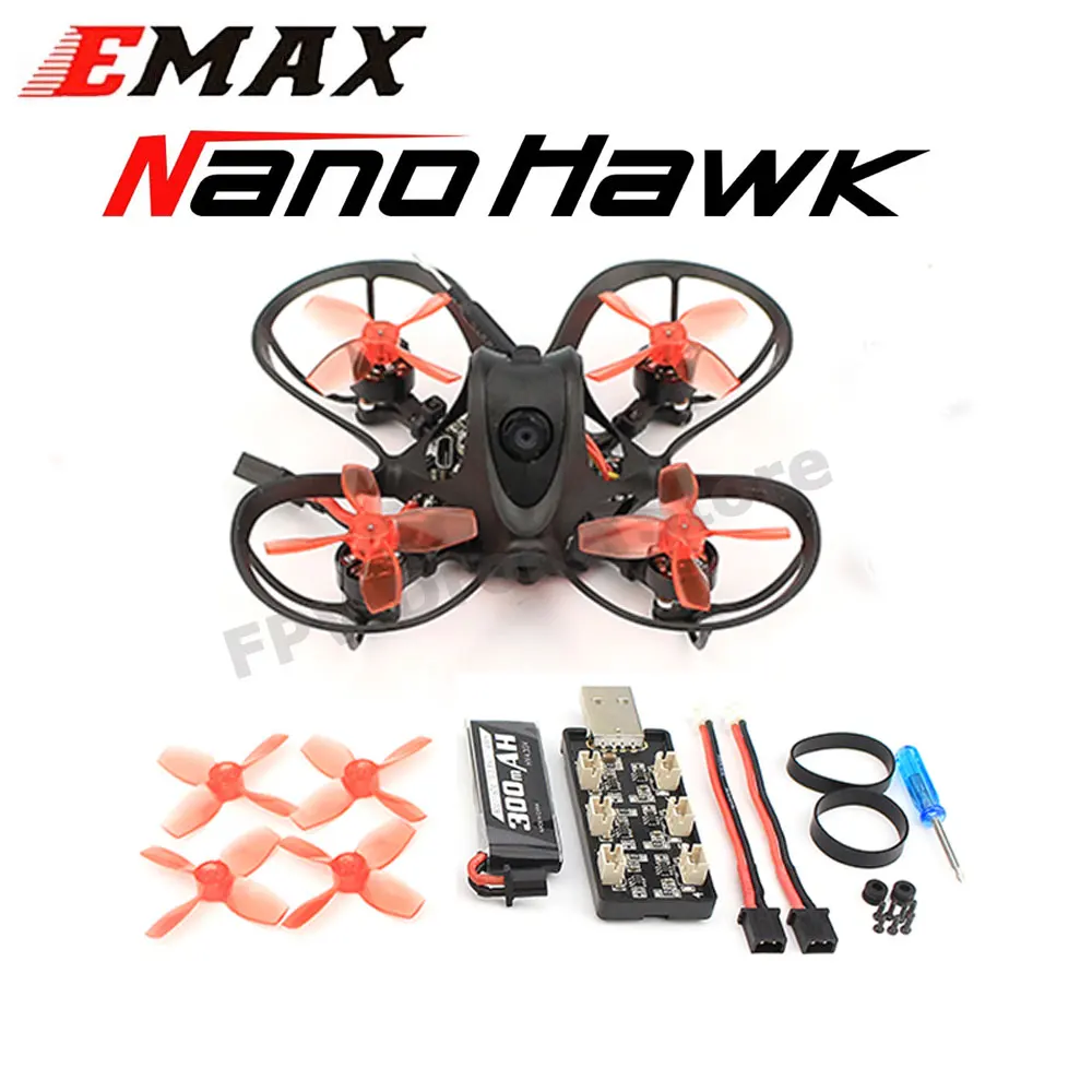 

EMAX Nanohawk 65 мм 1S Whoop FPV гоночный Дрон BNF W/ F4 управление полетом FrSky D8 Runcam Nano3 камера 25 МВт VTX TH0802 II 19000KV