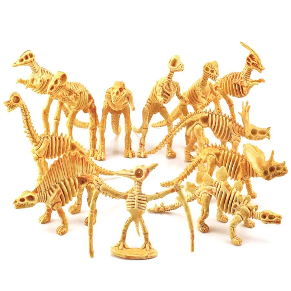 

DIY Craft Lightweight Easy to Carry Dinosaur Skeleton Figurine for Desktop