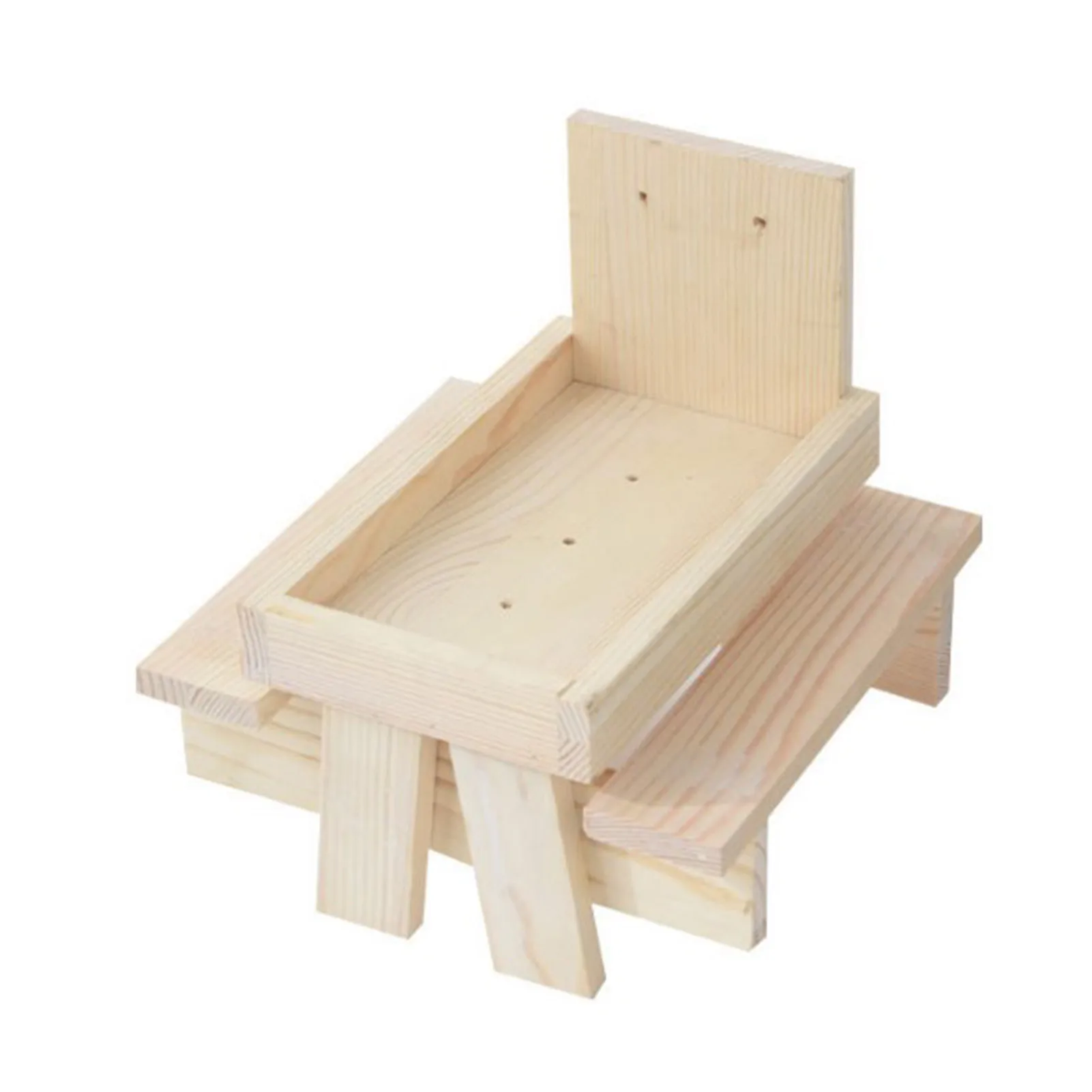 

Squirrel Picnic Table Pinewood Squirrel Feeder For Garden Funny Squirrel Squirrel Picnic Table Feeder For Outside And Garden