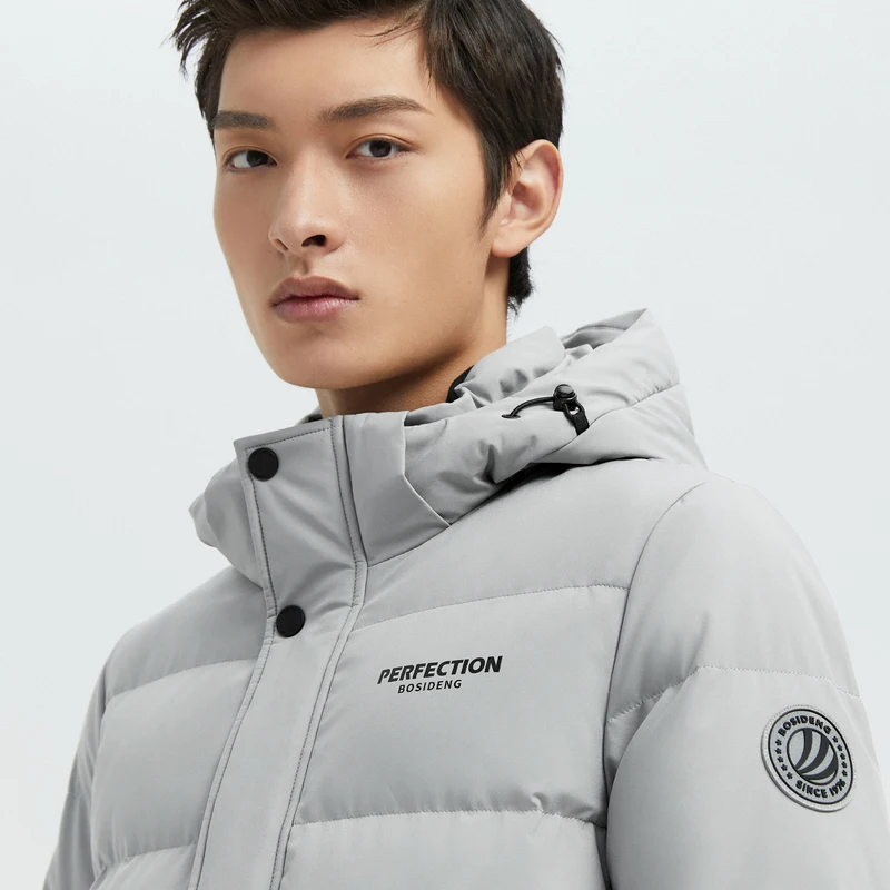 Зимняя куртка bosideng мужская повседневная верхняя одежда зимняя пуховая с