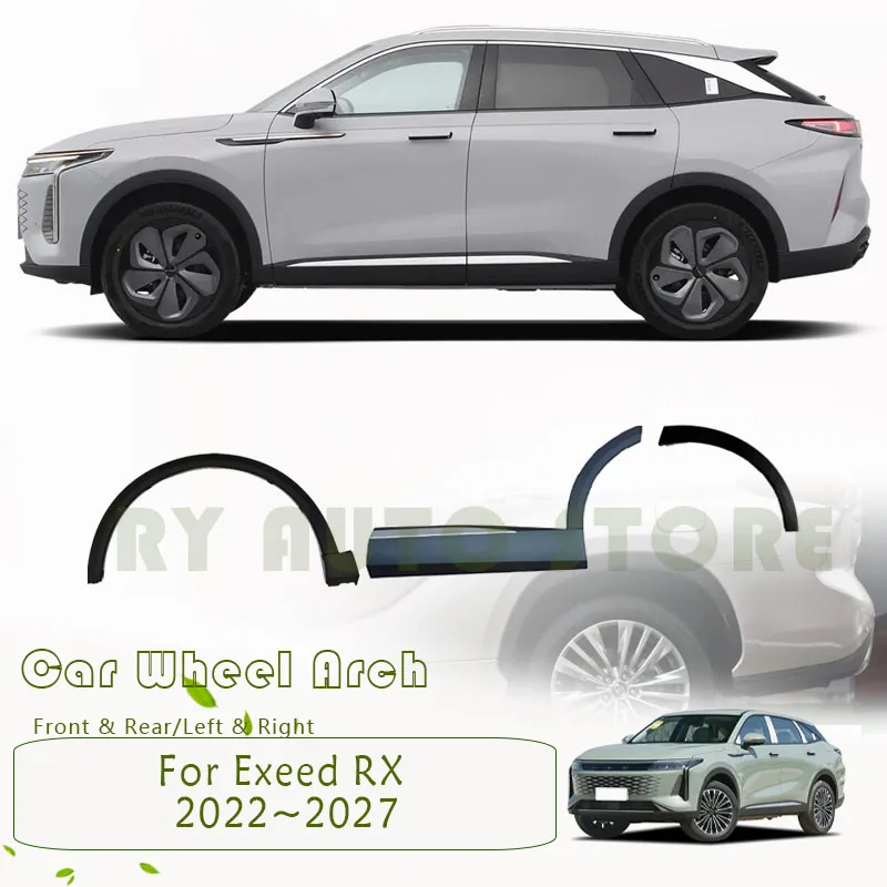 Фото Расширители колесных арок для Exeed RX Omoda C9/9 2022-2027 из АБС-пластика, молдинги для колесных отверстий, автоаксессуары №1